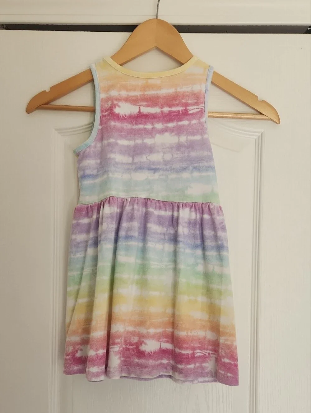 The Children's Place Rainbow Tie-Dye Tank Dress - Pastel Multi